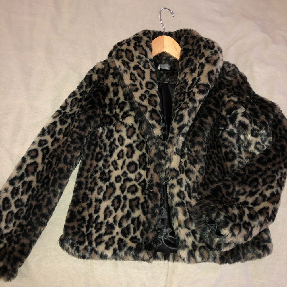 Leopard print xs Sparkle and Fade coat